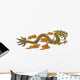 Chinese dragon, flying in the sky, symbol of power and might Wall Decal