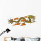 Chinese dragon, flying in the sky, symbol of power and might Wall Decal