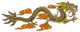 Chinese dragon, flying in the sky, symbol of power and might Wall Decal
