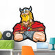 Viking, vector illustration Wall Decal