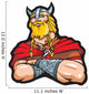 Viking, vector illustration Wall Decal