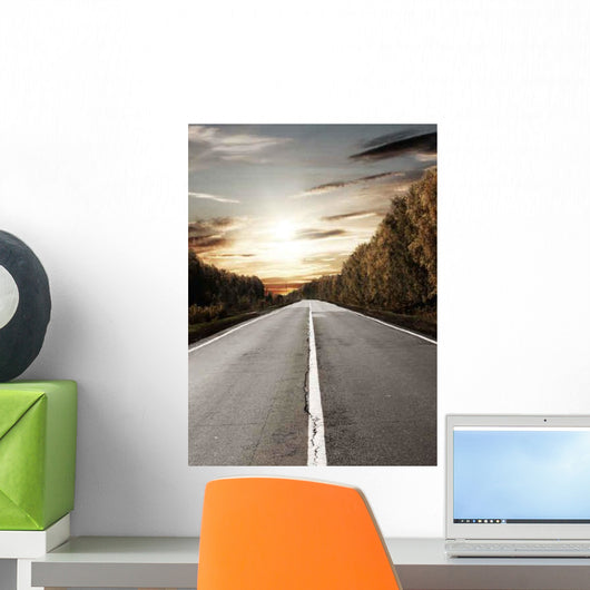 Road to Sun Wall Decal Design 2