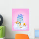 Castle and Unicorn Wall Mural