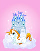 Castle and Unicorn Wall Mural