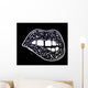Sexy Fatal Biting Lips Wall Decal