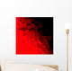 Red and Black Blocks Wall Mural