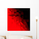 Red and Black Blocks Wall Mural