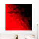 Red and Black Blocks Wall Mural