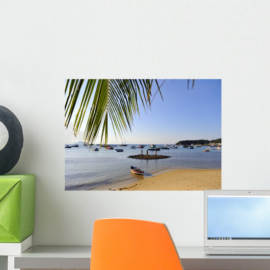 Beach in Buzios, Rio de Janeiro state, Brazil Wall Mural