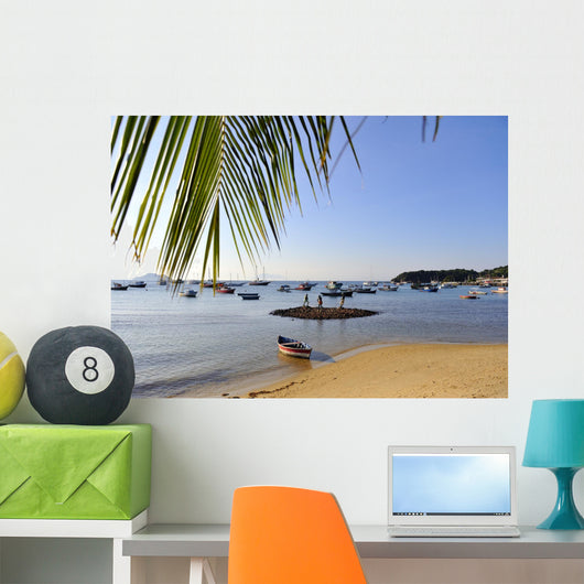 Beach in Buzios, Rio de Janeiro state, Brazil Wall Mural