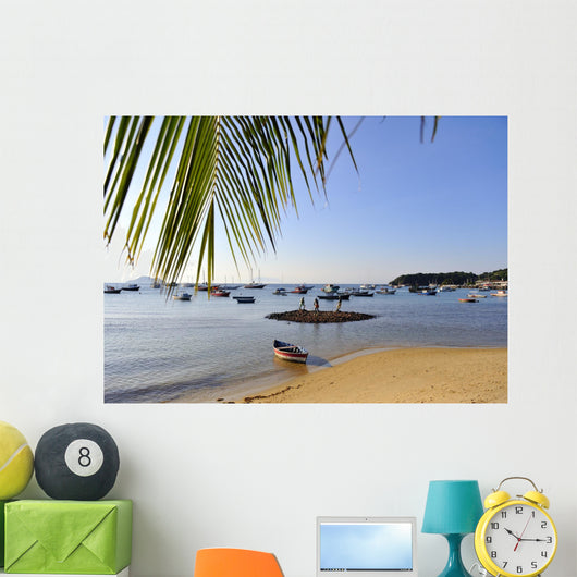 Beach in Buzios, Rio de Janeiro state, Brazil Wall Mural