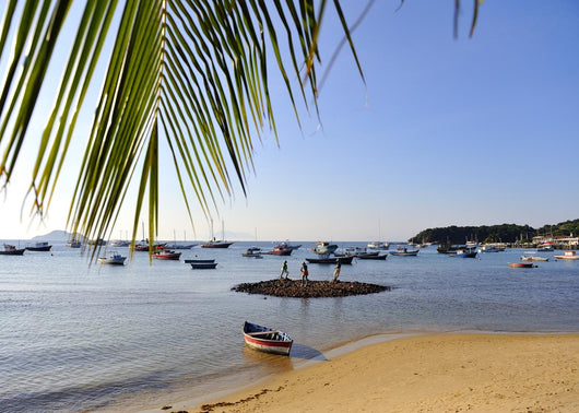 Beach in Buzios, Rio de Janeiro state, Brazil Wall Mural