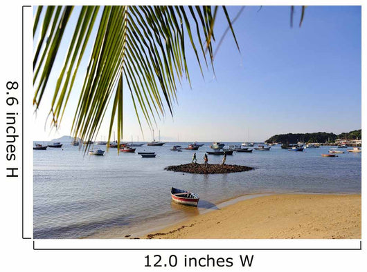 Beach in Buzios, Rio de Janeiro state, Brazil Wall Mural