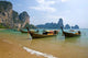 Longtail Boats Railay Beach Wall Decal