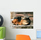 Cat and Dog Friends Wall Decal