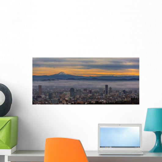Portland Oregon Cityscape Wall Decal