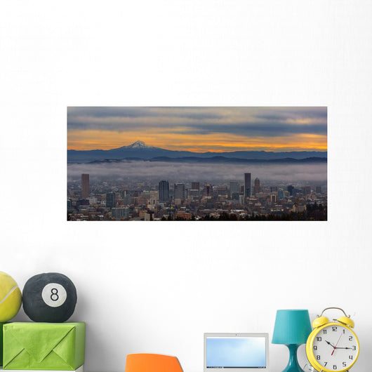 Portland Oregon Cityscape Wall Decal