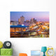 Aerial Downtown Memphis Evening Skyline Wall Decal