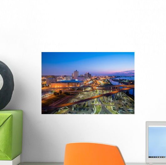 Aerial Downtown Memphis Wall Decal