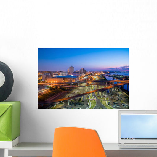 Aerial Downtown Memphis Wall Decal