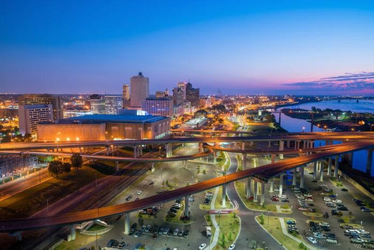 Aerial Downtown Memphis Wall Decal