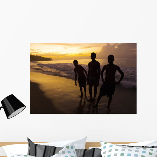 Children Grande Riviere Beach Wall Mural