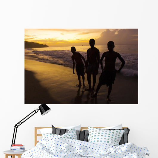 Children Grande Riviere Beach Wall Mural