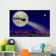 santa’s magic nightshift Wall Mural
