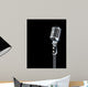 Professional Retro Microphone Wall Mural