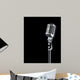 professional "retro" microphone Wall Mural