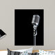 professional "retro" microphone Wall Mural