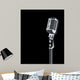professional "retro" microphone Wall Mural