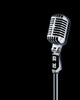 professional "retro" microphone Wall Mural