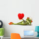 Love Frog Wall Decal
