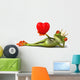 Love Frog Wall Decal