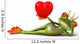Love Frog Wall Decal