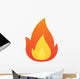 Fire Flame Vector Wall Decal