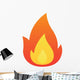 Fire Flame Vector Wall Decal