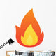 Fire Flame Vector Wall Decal