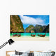 Tropical beach, Maya Bay, Thailand Wall Mural