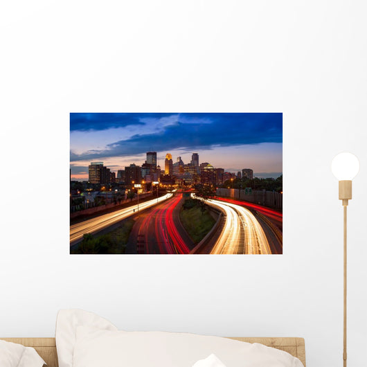 Minneapolis Skyline Wall Decal