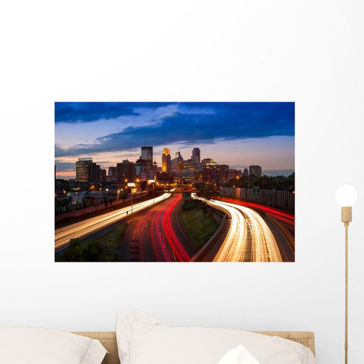 Minneapolis Skyline Wall Decal