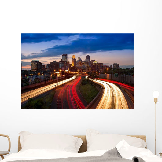 Minneapolis Skyline Wall Decal