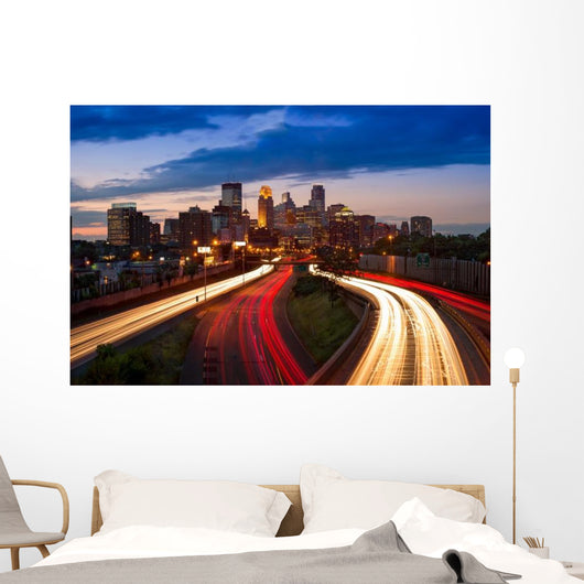 Minneapolis Skyline Wall Decal