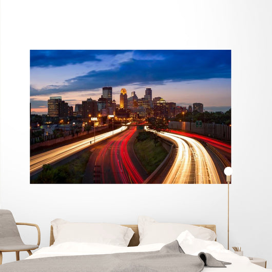 Minneapolis Skyline Wall Decal