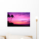 Hawaii Sunset With Palm Trees Wall Mural