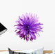 Shaggy Purple Dahlia Flower Wall Decal