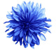 Shaggy Blue Dahlia Flower Wall Decal