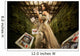 Vintage Female Magician Throwing Playing Cards Wall Mural