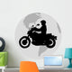 biker in the world Wall Decal